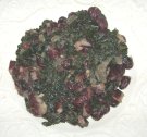 Kidney beans with chopped kale